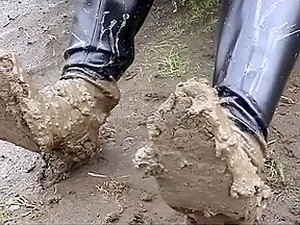 Wet And Messy Boots Scene 06