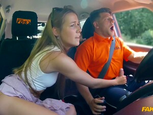Alexis Crystal Fails The Driving Test And Gets Fucked To Pass