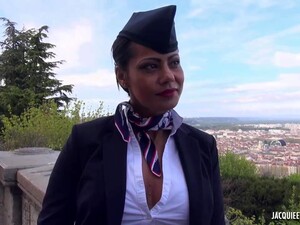 Lyonnaise Is A Flight Attendant Who Is Always In The Mood For Sex With Pilot