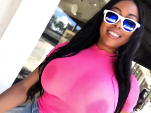 CamSoda - Moriah Mills Struts In Public Showing Big Tits