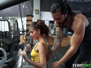 Fitness Chick Evelyn Suarez Is Fucked Hard By Hot Blooded Tattooed Coach