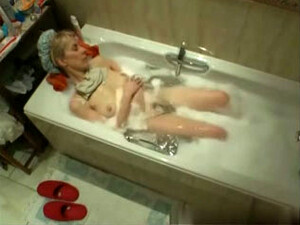 European Milf Wife In The Bath Tub Alone Enjoying Aromatic Bath