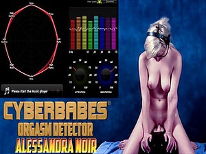 Alessandra Noir Naked Takes Sybian 100% REAL ORGASMS Science