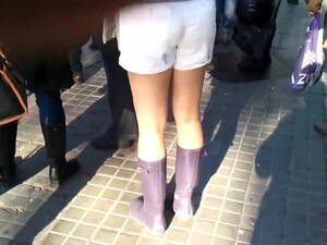 Tash Wearing Her Wellingtons On A Sunny Day