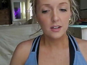 Sexy Blonde Lactating