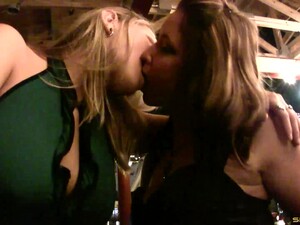 Horny Amateur Girls On The Prowl Meet Guys At A Club