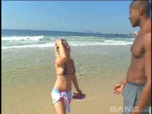 Rough Interracial Fucking With A Horny Blonde And Her Friend