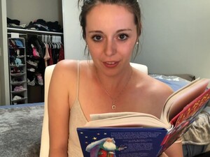 Hysterically Reading Harry Potter While Sitting On A Vibrator