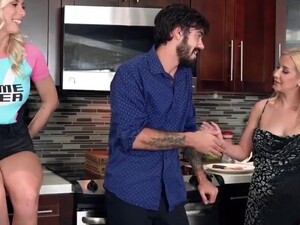 I Fuck Blonde Stepsis Jay Lovely While Milf Stepmom Watches It
