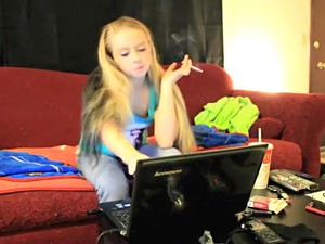 Blonde,Fetish,Homemade,Smoking,Webcam