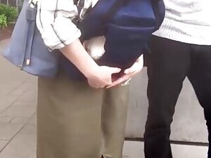 Godly Brunette Japanese MILF Having An Incredible Amateur Fucking In Public Place