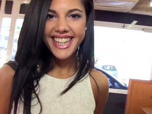 Cutest Latina Apolonia Lapiedra Gets Her Pussy Rammed In Public