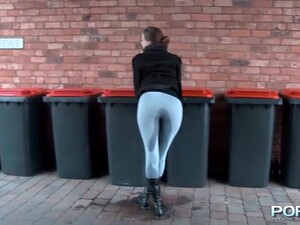 English Girl Pissing And Flashing In Public