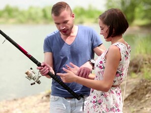 Smooth Outdoors Fucking By The River With Gorgeous Anabelle