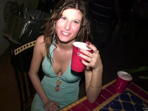 Drunk Babe Sucks Big Cocks In A Party