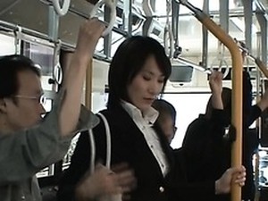 Abusing A Sexy Asian In The Bus