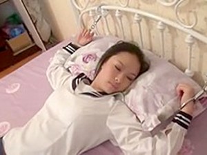Chinese School Girls Tied