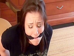 Girl Cuffed And Gagged For First Time
