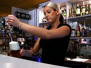 Czech Barmaid Will Do Anything For Some Cash In POV